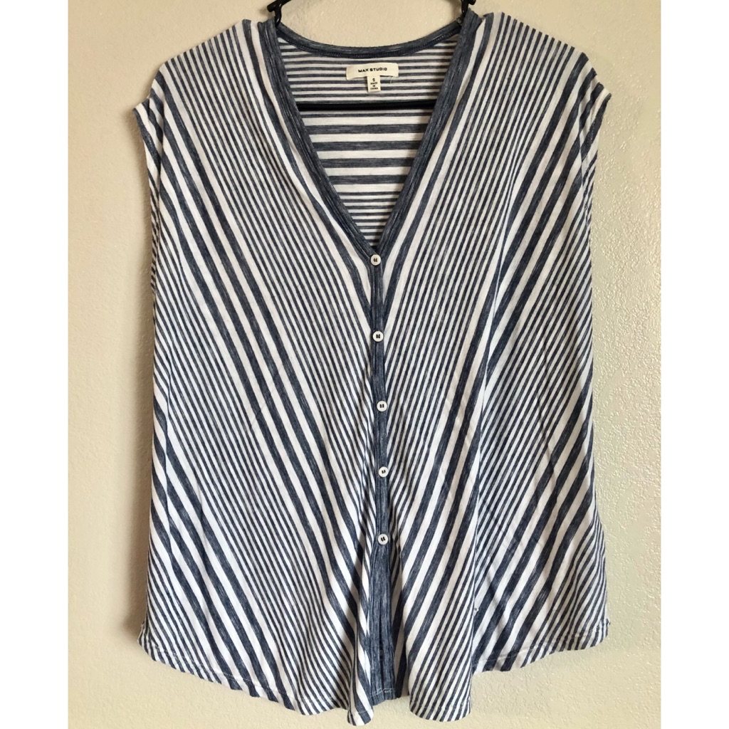 Max Studio Button Down Top